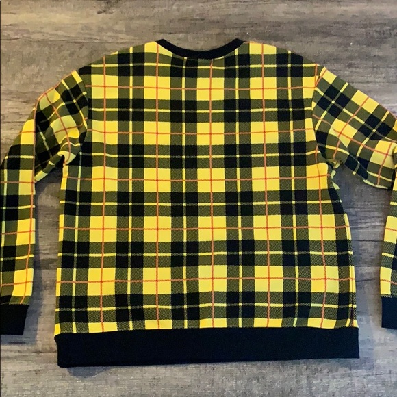 nike plaid dress yellow